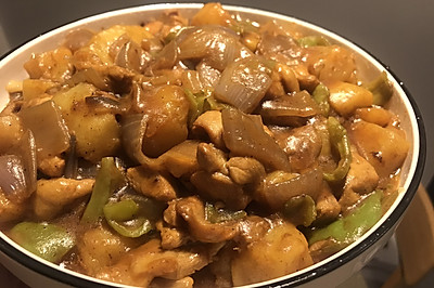 土豆咖喱鸡腿