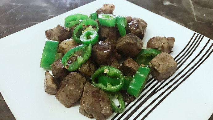 雪花牛肉粒