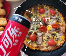 get零失败，网红平底锅馒头pizza！的做法