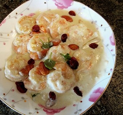 超简单又好吃的青芥椰汁虾球