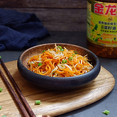 清炒豆芽胡萝卜