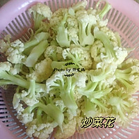 #年在一起 鲜才够味#香菇肉片炒菜花的做法图解2