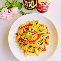 #时令蔬菜最养人#茶树菇炒豆干的做法图解12