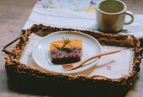 “小森林”-南瓜紫薯黑米蛋糕的做法