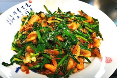 韭菜炒小虾米