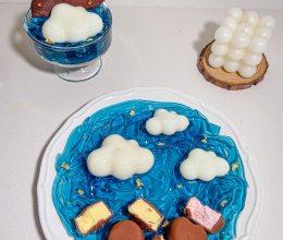 #我的夏日味道vlog#蓝天白云冰冰面｜来一口雪糕拌面的做法