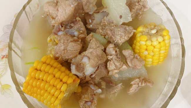 玉米冬瓜排骨汤的做法