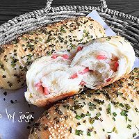 烤肠芝麻香葱面包的做法图解13