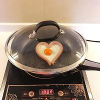爱心火腿煎蛋的做法图解8