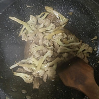 花菜炒牛肉的做法图解4