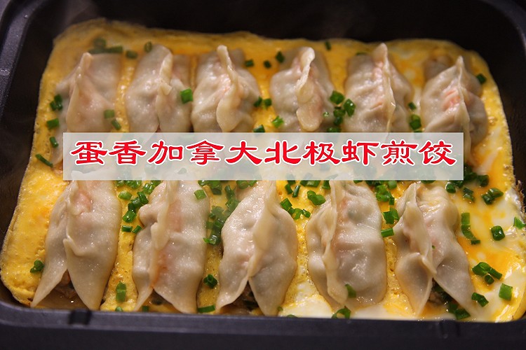 蛋香加拿大北极虾煎饺的做法