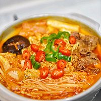 #LG御见美好食光#韩式泡菜牛肉锅的做法图解10