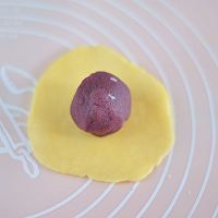 爆浆紫薯仙豆糕的做法图解7