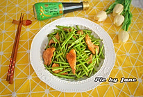 芦蒿炒肉片的做法