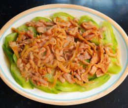 榨菜肉片蒸丝瓜#开启观赛嗨吃局#的做法