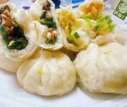 低脂健康早餐！两种馅的素菜包子的做法