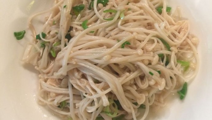 凉拌金针菇