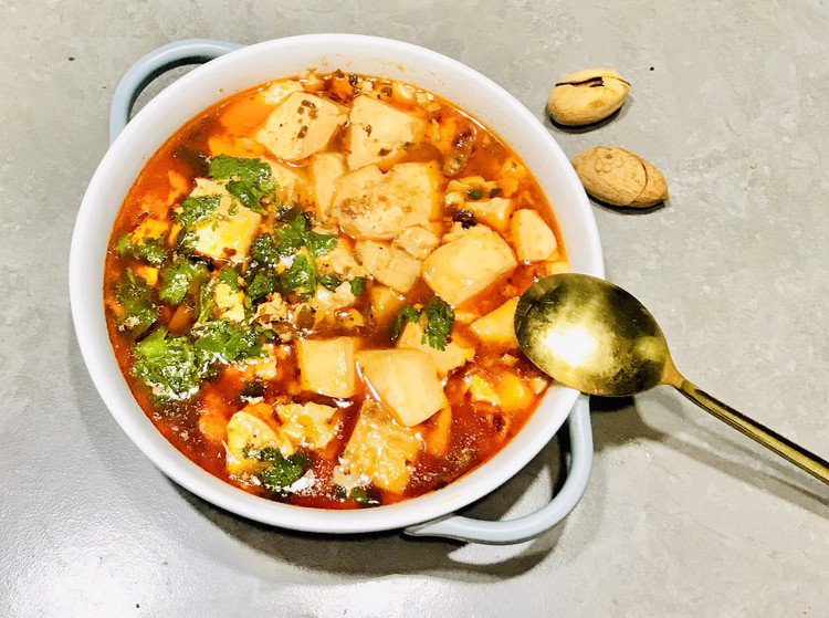 红油内脂豆腐的做法