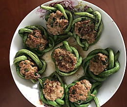 豇豆肉团的做法