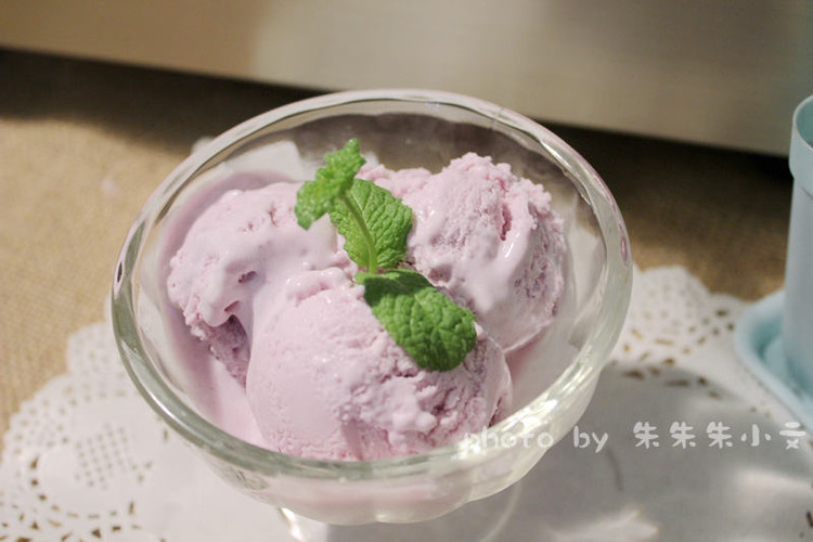 梦幻紫薯冰淇淋的做法
