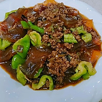 传统肉沫粉皮的做法图解5
