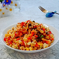 酸菜泡椒炒米饭的做法图解10