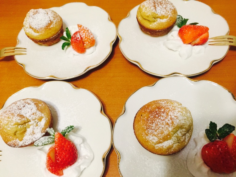 香蕉酸奶cupcake for baby（8个）的做法图解11