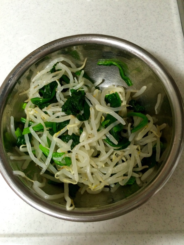 和风菠菜绿豆芽的做法图解9
