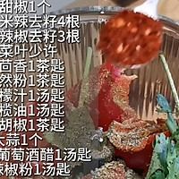 #打工人的健康餐#青麦茄汁大虾的做法图解2