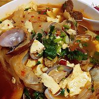 辣白菜豆腐汤的做法图解8