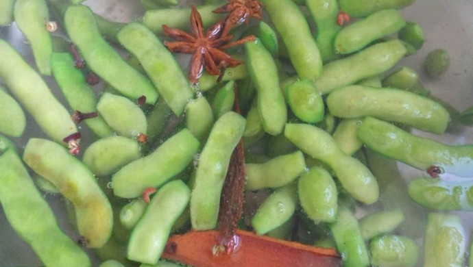 五香水煮毛豆