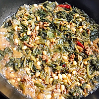 肉末黄豆雪里蕻的做法图解4
