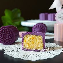 免烤紫薯椰蓉月饼
