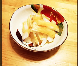 日式凉拌白萝卜的做法