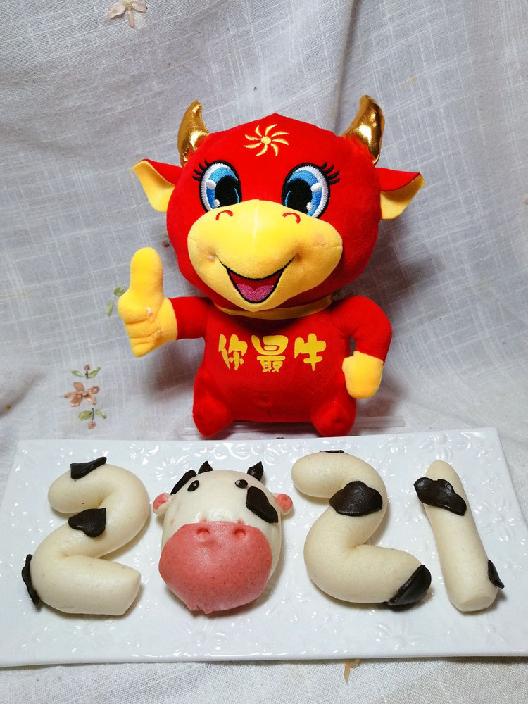 辰辰出品～小牛馒头的做法