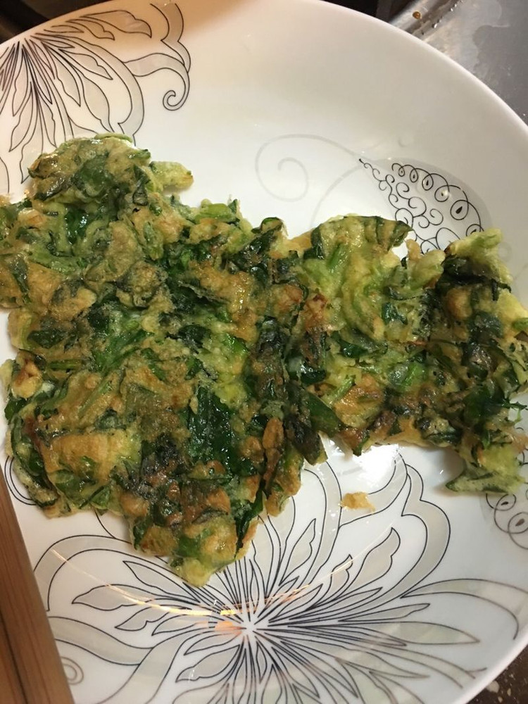菠菜饼的做法