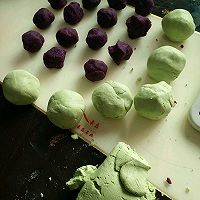 青汁紫薯团子的做法图解6