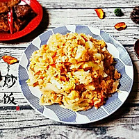 西红柿圆白菜炒饭#给老爸做道菜#的做法图解6