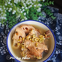 莲藕绿豆鸽子汤的做法图解11