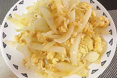 洋葱炒鸡蛋