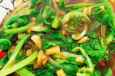 简单美味的蒜末蚝油生菜