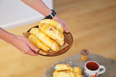 创意面包｜日式樱花盐面包