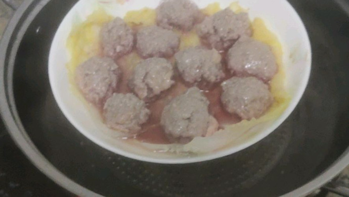 清蒸牛肉粒