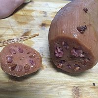 胭脂桂花紫米藕的做法图解5