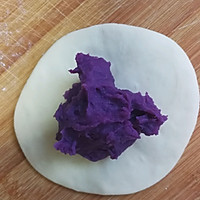 宝宝爱心包～牛奶紫薯包的做法图解10