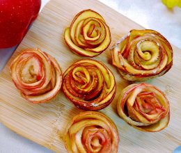 #皇后红玫瑰花式做法#苹果玫瑰卷的做法