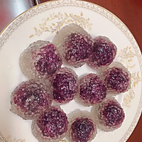 #夏日开胃餐#西米紫薯的做法图解3