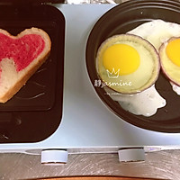 #宅家厨艺 全面来电#爱心早餐的做法图解2