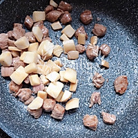 #一人一道拿手菜#超下饭の黑椒杏鲍菇牛肉粒的做法图解6