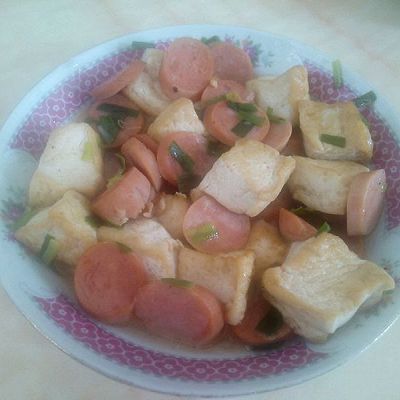 火腿豆腐
